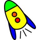 download Very Simple Rocket clipart image with 0 hue color