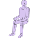 download Mannequin clipart image with 225 hue color