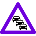 download Traffic Sign clipart image with 270 hue color