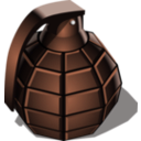 download Grenade clipart image with 270 hue color
