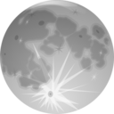 download Moon Full clipart image with 0 hue color