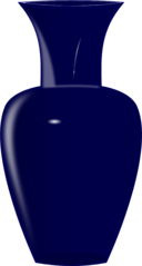 Blue Glass Vase