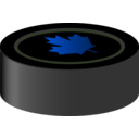 download Hockey Puck Canada clipart image with 225 hue color