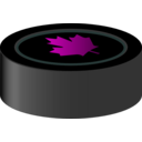 download Hockey Puck Canada clipart image with 315 hue color