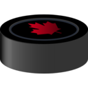 download Hockey Puck Canada clipart image with 0 hue color