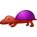 download Fictional Animal With Shell clipart image with 180 hue color