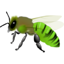 download Honeybee clipart image with 45 hue color