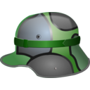 download M1916 German Ww1 Camo Helmet clipart image with 90 hue color