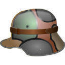 download M1916 German Ww1 Camo Helmet clipart image with 0 hue color
