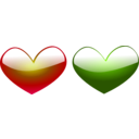 download Heart2 clipart image with 90 hue color