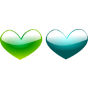 download Heart2 clipart image with 180 hue color