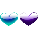 download Heart2 clipart image with 270 hue color