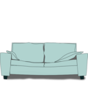 download The Couch clipart image with 135 hue color