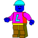 download Minifig clipart image with 180 hue color
