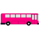 download Yellow Bus clipart image with 270 hue color