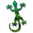 download Gecko 2 clipart image with 90 hue color