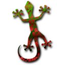 download Gecko 2 clipart image with 0 hue color