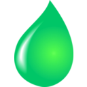download Water Drop clipart image with 270 hue color
