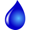 download Water Drop clipart image with 0 hue color