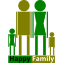 download Happy Family 2 clipart image with 180 hue color