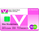 download Bankcard With Text clipart image with 90 hue color