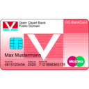 download Bankcard With Text clipart image with 135 hue color