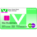 download Bankcard With Text clipart image with 270 hue color