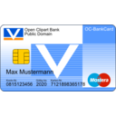 download Bankcard With Text clipart image with 0 hue color