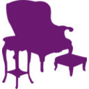 download Armchair And Table clipart image with 90 hue color