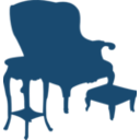 download Armchair And Table clipart image with 0 hue color