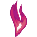 download Small Flame clipart image with 315 hue color
