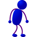 download Stickman 09 clipart image with 45 hue color