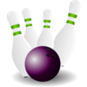 download Bowling clipart image with 90 hue color