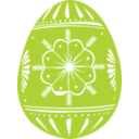 download Easter Egg Green clipart image with 0 hue color