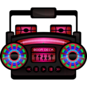 download Mini Boom Box clipart image with 135 hue color