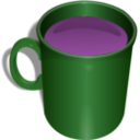 download Coffee Mug clipart image with 270 hue color