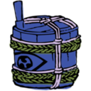 download Barrel clipart image with 225 hue color