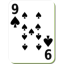 download White Deck 9 Of Spades clipart image with 45 hue color