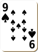 White Deck 9 Of Spades