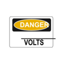 download Danger Blank Volts Alt 2 clipart image with 45 hue color