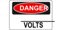 Danger Blank Volts Alt 2