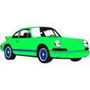 download Sport Car Yellow clipart image with 90 hue color