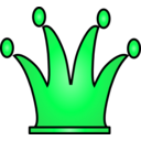 download Crown Icon clipart image with 90 hue color