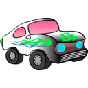 download Black And White Fun Car clipart image with 135 hue color