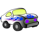 download Black And White Fun Car clipart image with 225 hue color