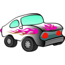 download Black And White Fun Car clipart image with 315 hue color