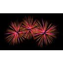 download Fireworks clipart image with 270 hue color