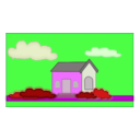 download Villa clipart image with 270 hue color