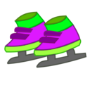 download Skating Shoes Icon clipart image with 90 hue color