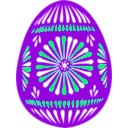 download Easter Egg Blue clipart image with 90 hue color